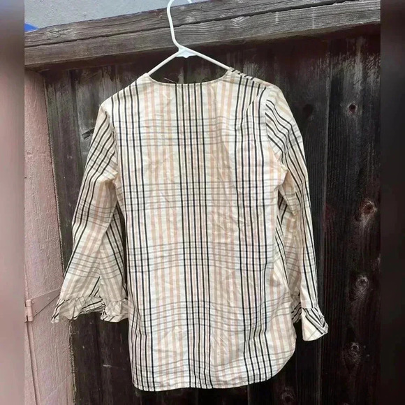 Ganni Wrap Cotton Blouse - Picture 3 of 6